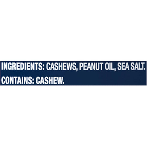 8 Oz PLANTERS Lightly Salted Cashews, Cashew Halves & Pieces, Plant-Based Protein, Canister, Great Party Snack