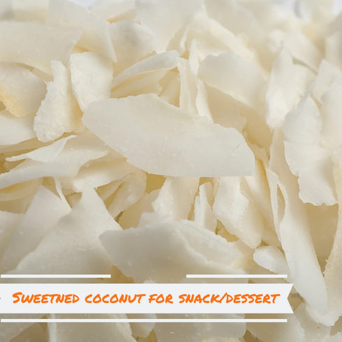 3 lbs Gourmet Coconut Chips All Natural, Raw, Sweetened, by Its Delish Bulk Bag Gluten Free, Multi Serve Coconut Flakes