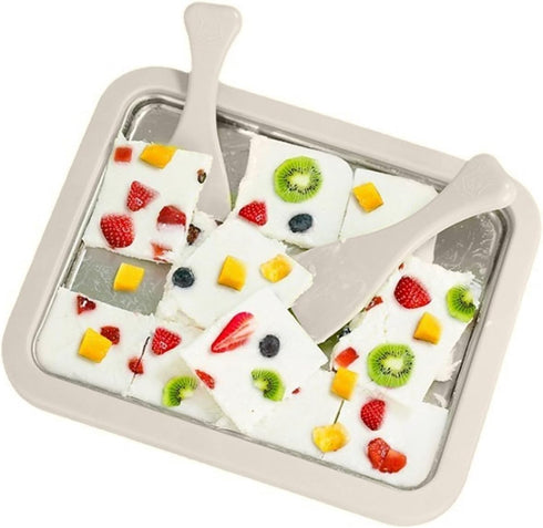 5 304 Zerodis Ice Cream Maker, Make Homemade Ice Cream Yogurt and Fruit Sorbets in Minutes with SUS Stainless Steel