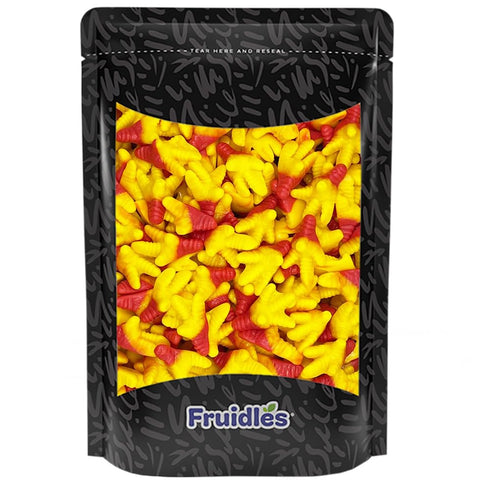 Gummi Gummies Fruidles Chicken Feet Candy, Delicious Peach Fruit Flavors (Half-Pound)