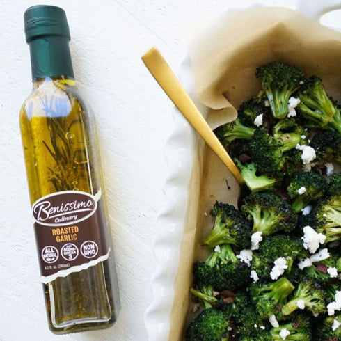 Benissimo 8.10-Ounce (Pack 3) Oil, Roasted Garlic