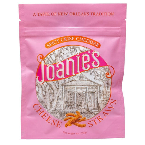 Joanie's Cheese Straws - Spicy Crisp Cheddar - Authentic Southern Snack -