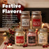 Set, 2-Pack, Hot Chocolate Cocoa Bar Gourmet Cocoa Powder, Marshmallows & Peppermint Candy Kit, Winter Holiday Gift