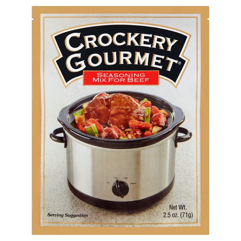 Crockery Gourmet 2.5-Ounce Packets (Pack 6) Seasoning Mix for Beef
