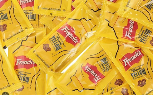 Packets (7g) 50 Count Packs 8 8 inch Mustard - Gift Assortment - Single Serve - Mustard Condiment with x Chronos Food
