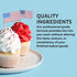 4-Bottle Set 0.70 oz Chefmaster of Patriotic Liqua-Gel Food Coloring, Vibrant Colors, Professional-Grade Dye for Icing
