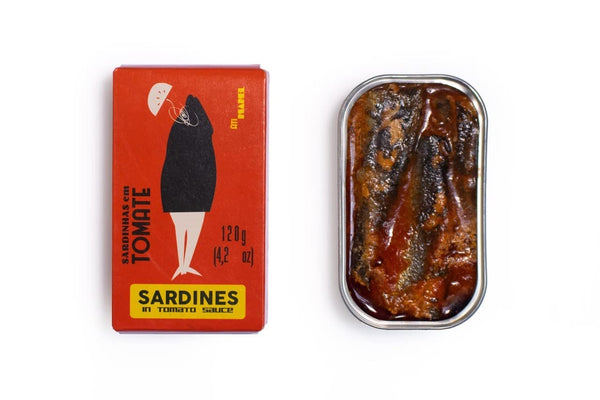 Ati Manel Portuguese Sardines Canned in Tomato Sauce | Wild Caught, B Vitamins, Omega-3
