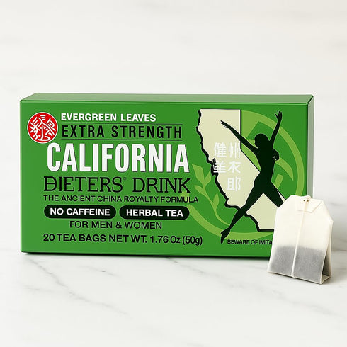 Evergreen Leaves California Dieter Drink Extra Strength Tea | 1.76 ounces | 3 Pack