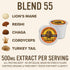 34 Count Harmonic Grounds Organic Mushroom Coffee Pods - Cinnamon Flavored Medium Roast with Lion's Mane, Reishi