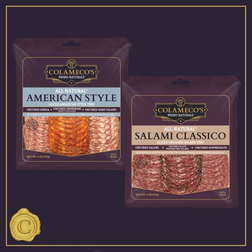 Pack (Pack 1, Colameco Deli Selection TRIO - Uncured, All-Natural, No Nitrates, Resealable of American Brand Deli TRIO)