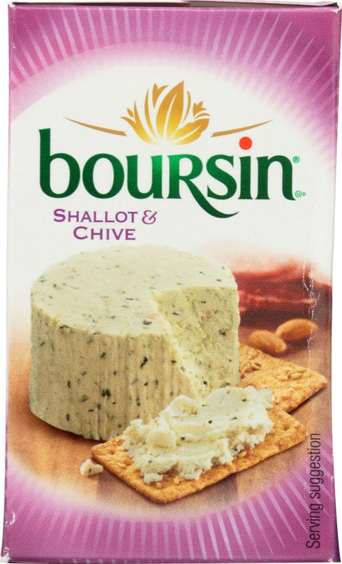 5.2 OZ (Pack 3) Boursin Cheese, Shallots and Chives
