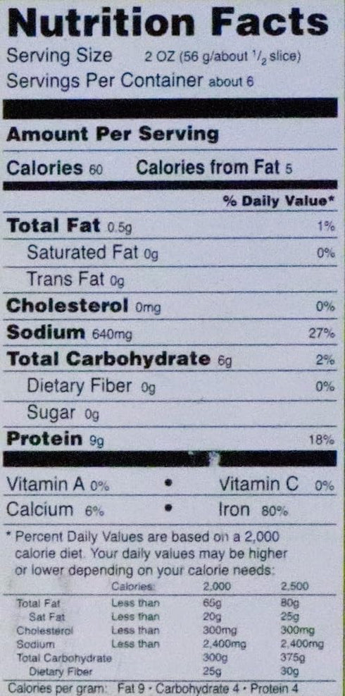 Generic 12.35 oz. (Pack 3) VE-G-Meat Textured Wheat and Soy Protein