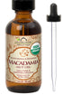 US Organic Macadamia Nut Oil Unrefined Virgin, Pure & Natural, Cold Pressed, 2 oz in Amber Glass Bottle with Dropper