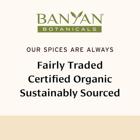 2.6 oz Banyan Botanicals Turmeric Masala Spice Mix Organic Ayurvedic Spice Blend Warming & Savory Cooking Spices