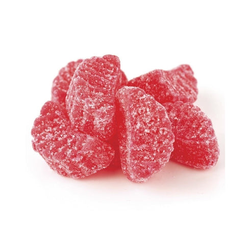 Cherry Slices Jelly Candy, Soft Chewy Sugar Dusted Fruit Slices Gummy Candy