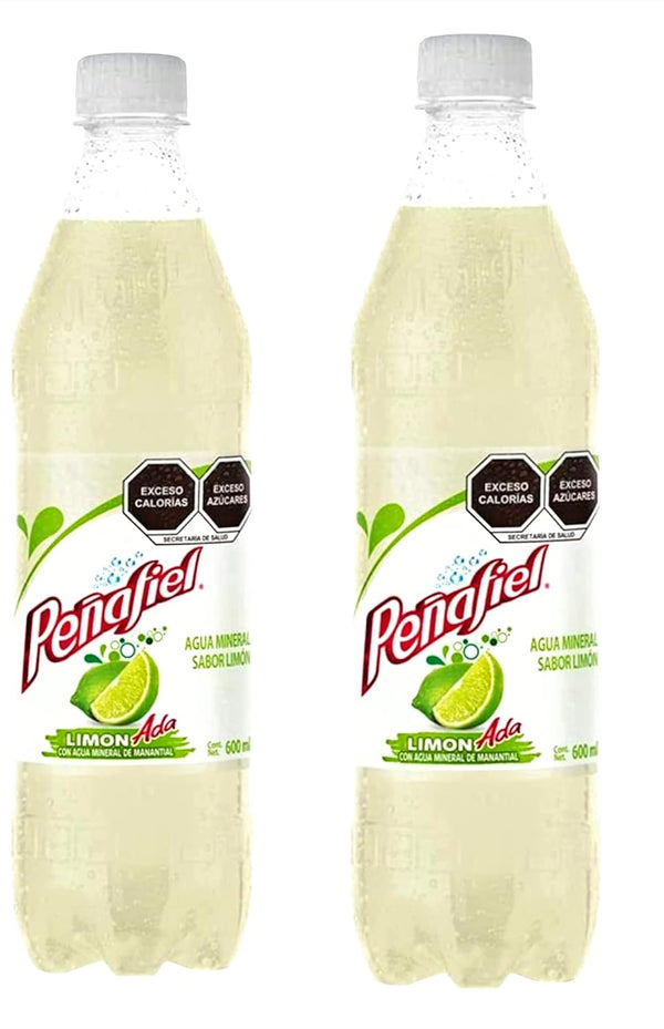 Generic Peafiel Mineralized Soda 20.2oz (2 pack) Made in Mexico. (Limonada - Lemonade)