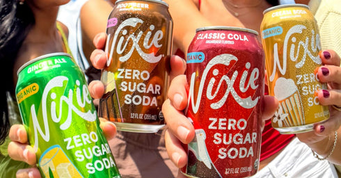 0 0 12oz (12 Pack) Nixie Organic Zero Sugar Soda, Root Beer, Healthy Soda Pop, Non-GMO, Sugar, Calories, Caffeine Free