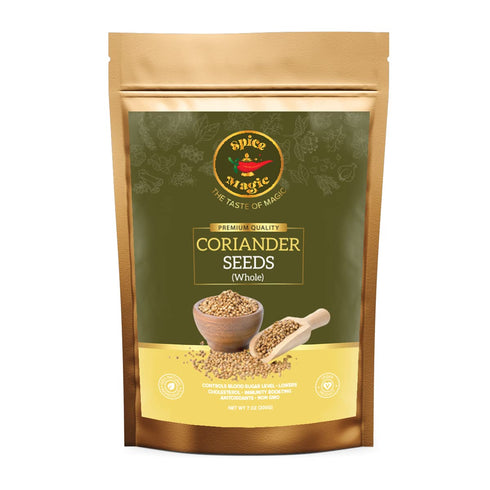 Spice Magic Whole Spices Collection, 100% Natural & Non-GMO, 7 Oz (200 g) Coriander Seeds
