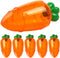 LUOZZY 6pcs Carrot Shaped Candy Box Easter Carrot Shaped Gift Box Candy