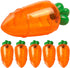 LUOZZY 6pcs Carrot Shaped Candy Box Easter Carrot Shaped Gift Box Candy
