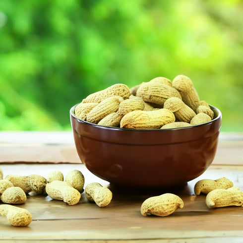 2 lbs Naturalee Peanuts, Plain In Shell - Raw, Unsalted - Natural Healthy Snack, Squirrel or Wildlife Feed