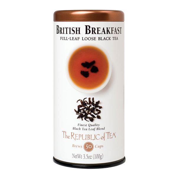 The Republic of Tea British Breakfast Black Full-Leaf Loose Tea, 3.5 oz