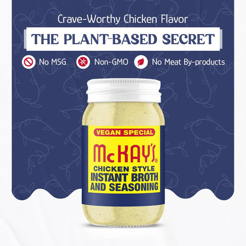 (5 lb) McKay's Chicken-Style Seasoning, Low Cholesterol, Fat-Free, MSG-Free, Sugar-Free, Meat By-Product Free