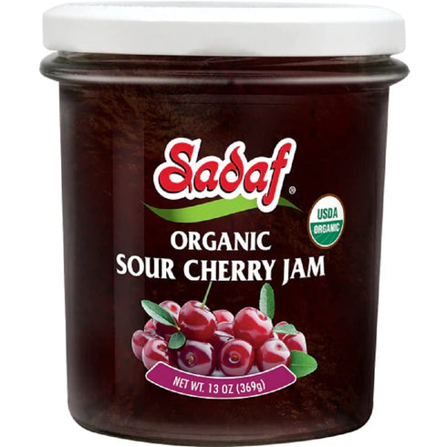 Sadaf Organic Sour Cherry Jam - Jelly made from organic sour cherries