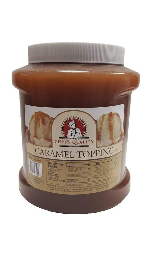 Chef's Quality Caramel Ice cream Topping 5.6 Lb.
