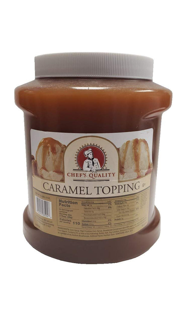 Chef's Quality Caramel Ice cream Topping 5.6 Lb.