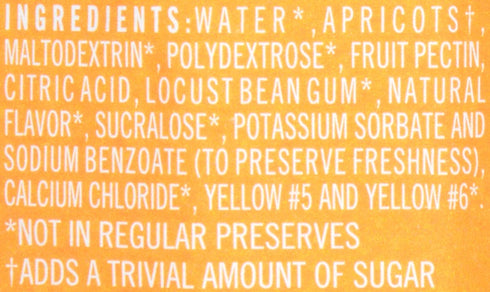 Polaner 13.5 Sugar Free with Fiber, Apricot Jam, Ounce