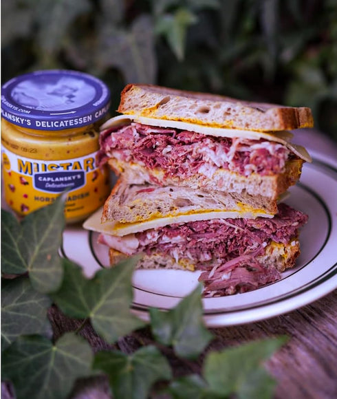 Caplansky's Delicatessen 235 mL (8 oz) Caplanskys Deli Mustard - Old Fashioned - Kosher, Vegan, Non GMO, Gluten Free