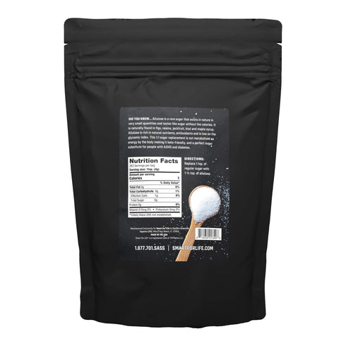 2.5 lb Smart for Life Allulose Sweetener - Zero Net Carbs Keto Sweetener - Low Calorie, Natural Keto Sugar Substitute