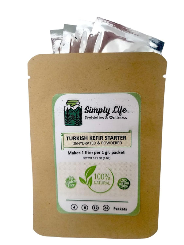Turkish Kefir Starter Dehydrated & Powdered Milk Kefir Active Probiotic Cultures Starter