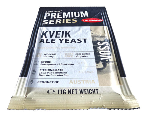 Lallemand Voss Kveik Ale Yeast, LalBrew 11g Sachet for Brewing