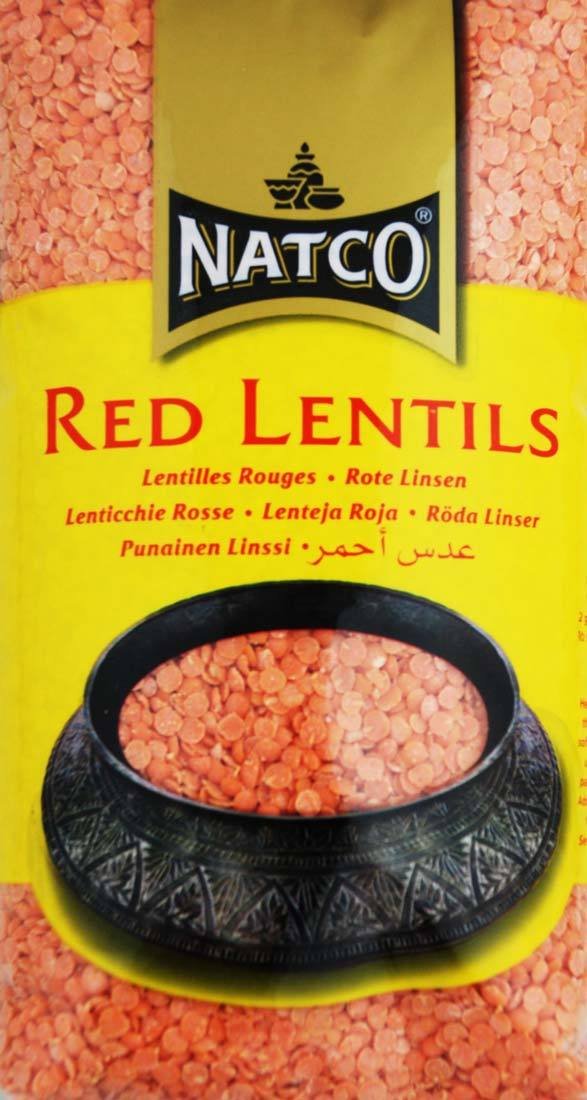 Natco Red Lentils 1kg Vegan Legume