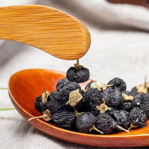 MIHUNTANG 8.8oz Berries250g Black Goji Berries Qinghai Wolfberry Berry tea Dried Goji