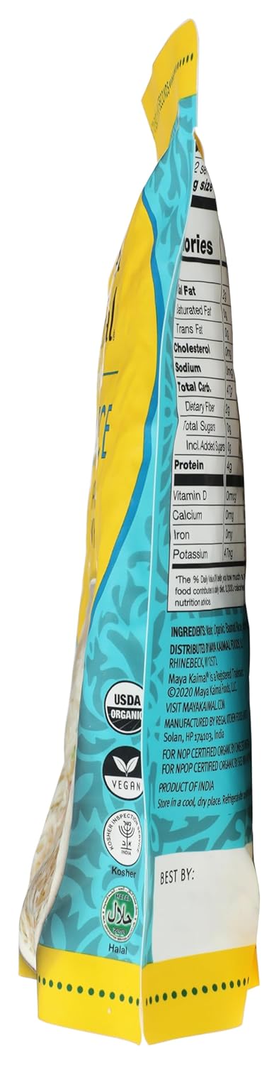 8.5 OZ MAYA KAIMAL Organic Aromatic White Basmati Rice