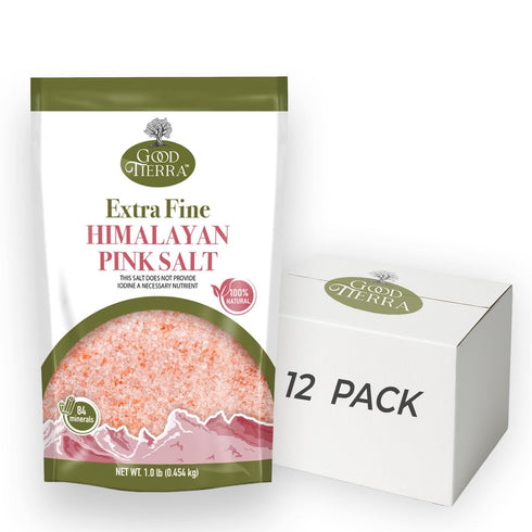 Good Tierra Himalayan Pink Salt Pouch - Extra-Fine Grain - 1 Lb