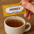 Movelo Packets 25 Packs Pack Honey Single-Serve Portion Sachets with Wooden Dipper Natural Sweetener for Tea, Coffee