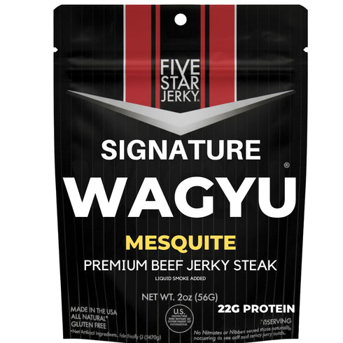 Five Star Wagyu Beef Jerky Tender Mesquite 2-Pack (4oz)
