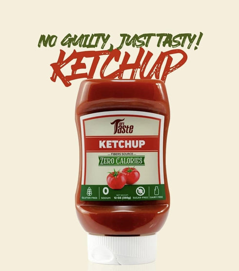 (12 oz, Mrs Taste Sugar Free Ketchup, Zero Calories, Zero Sodium, Zero Sugar, High Fiber, Keto Friendly, Paleo