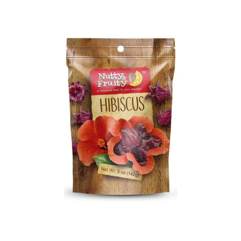 Nutty and Fruity Nutty & Fruity - Dried Eatable Hibiscus Flower - Healthy Snack, Non-GMO,