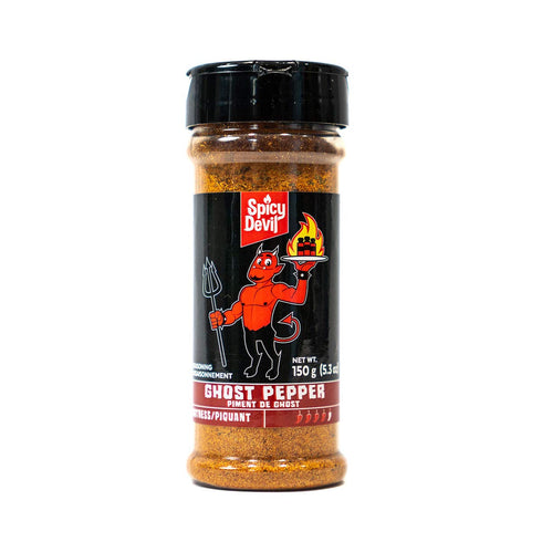 Spicy Devil Ghost Pepper Seasoning | Hot Blend of Spices with Ghost Pepper | Low-Calorie, Gluten-Free, Vegan &