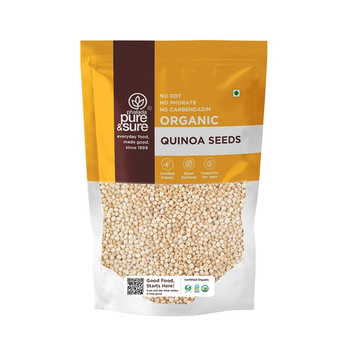 Pure & Sure Organic Quinoa Seeds 500gm | Quinoa Grains for Healthy