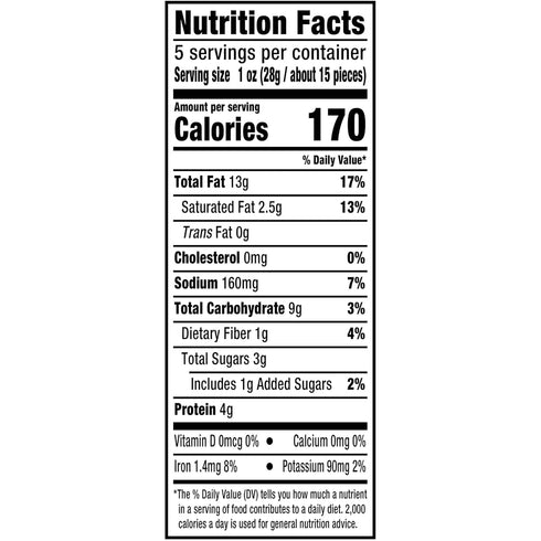 KD Chocolates 5 Oz PLANTARS Cashews Rosemary & Sea Salt, Party Snacks, Bag