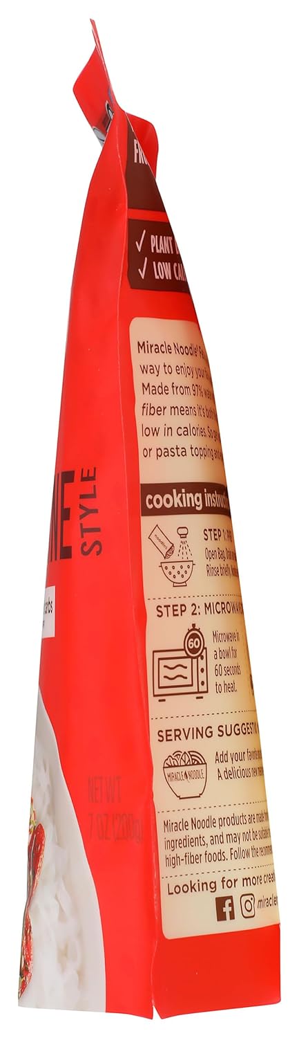 7 Miracle Noodle, Noodle Ready Fettuccine, Ounce
