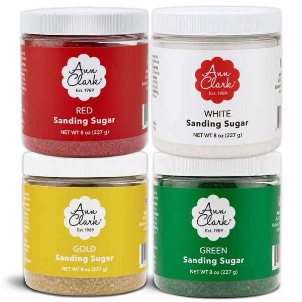 Ann Clark Sanding Sugar 8oz, (4-Pack)