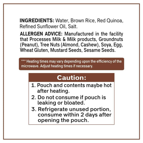 Pack 8, 8.8 Eat Regal Ready to Eat Brown Rice with Quinoa of Ounce | Microwaveable Ready to Heat | Easy Dinner Side |