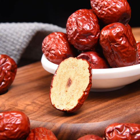 3LB/1359g,Selected Delicious,100% Premium Jujube Red Dates Dried Fruit,Big & Natural